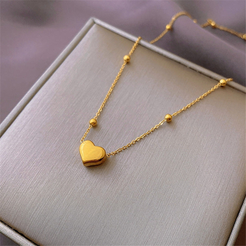 Heart Necklace in Gold