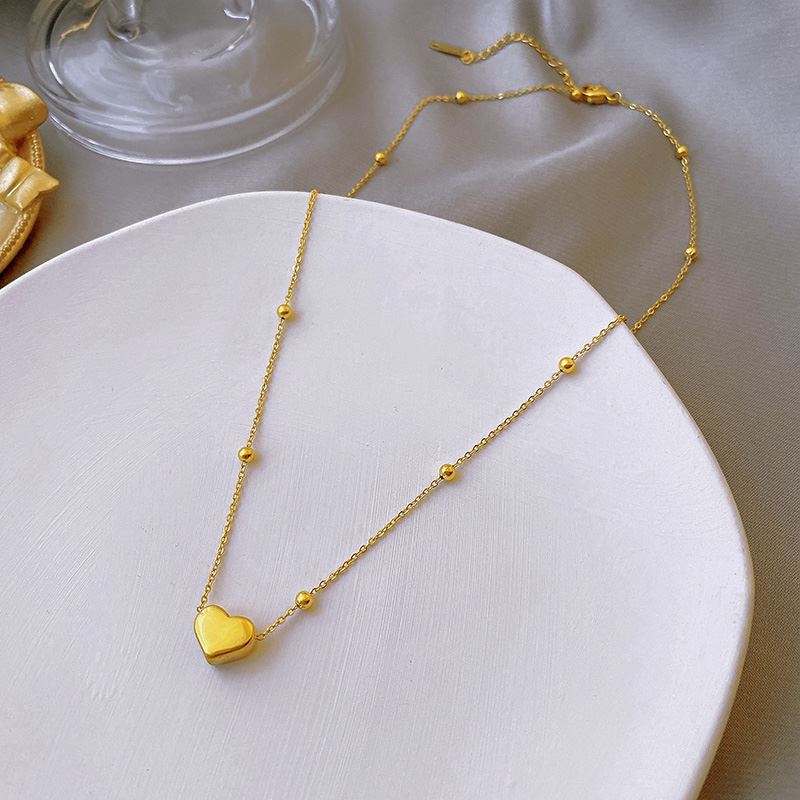 Heart Necklace in Gold