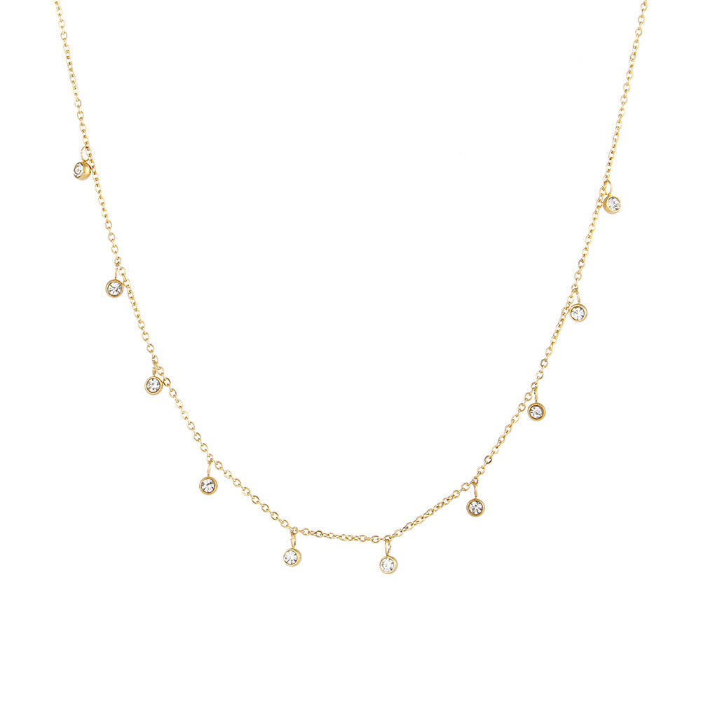 Gold Plated Water Drop Necklace