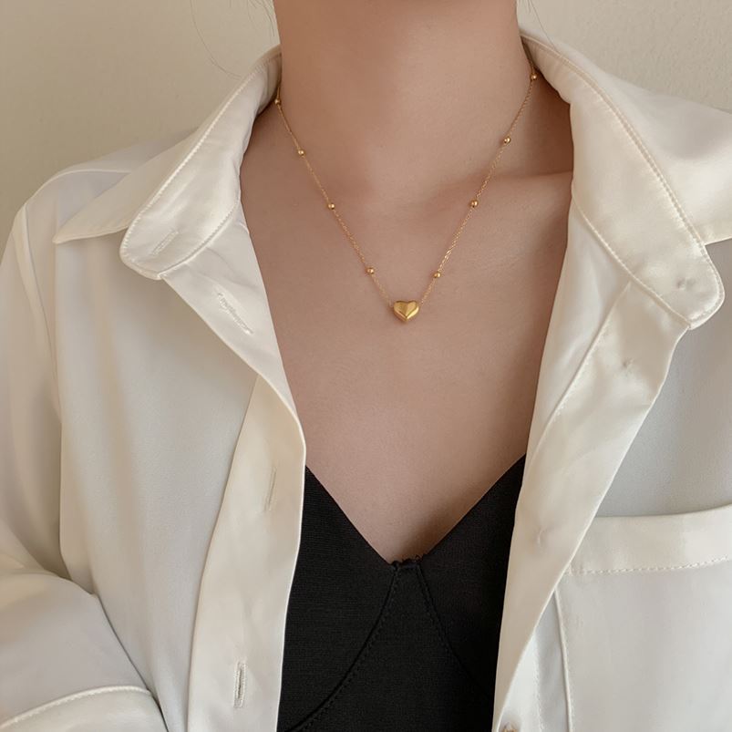 Heart Necklace in Gold