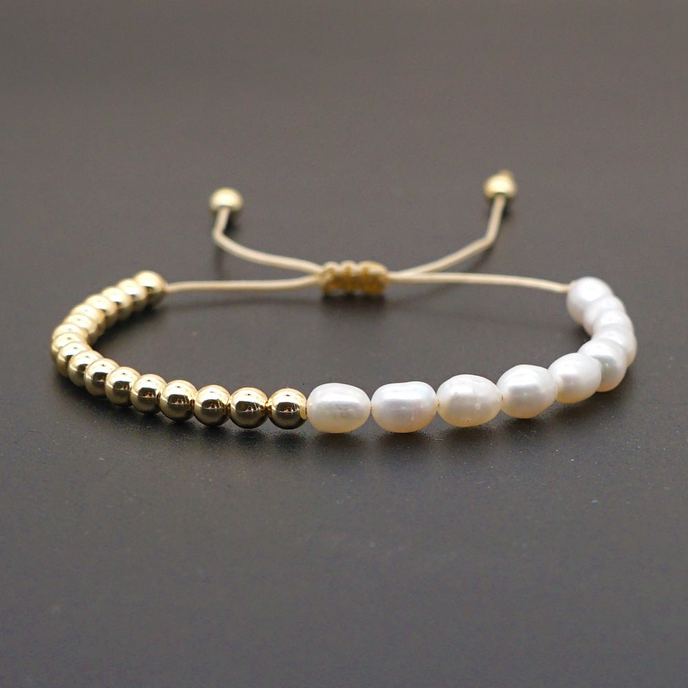 Adjustable Pearl Bracelet