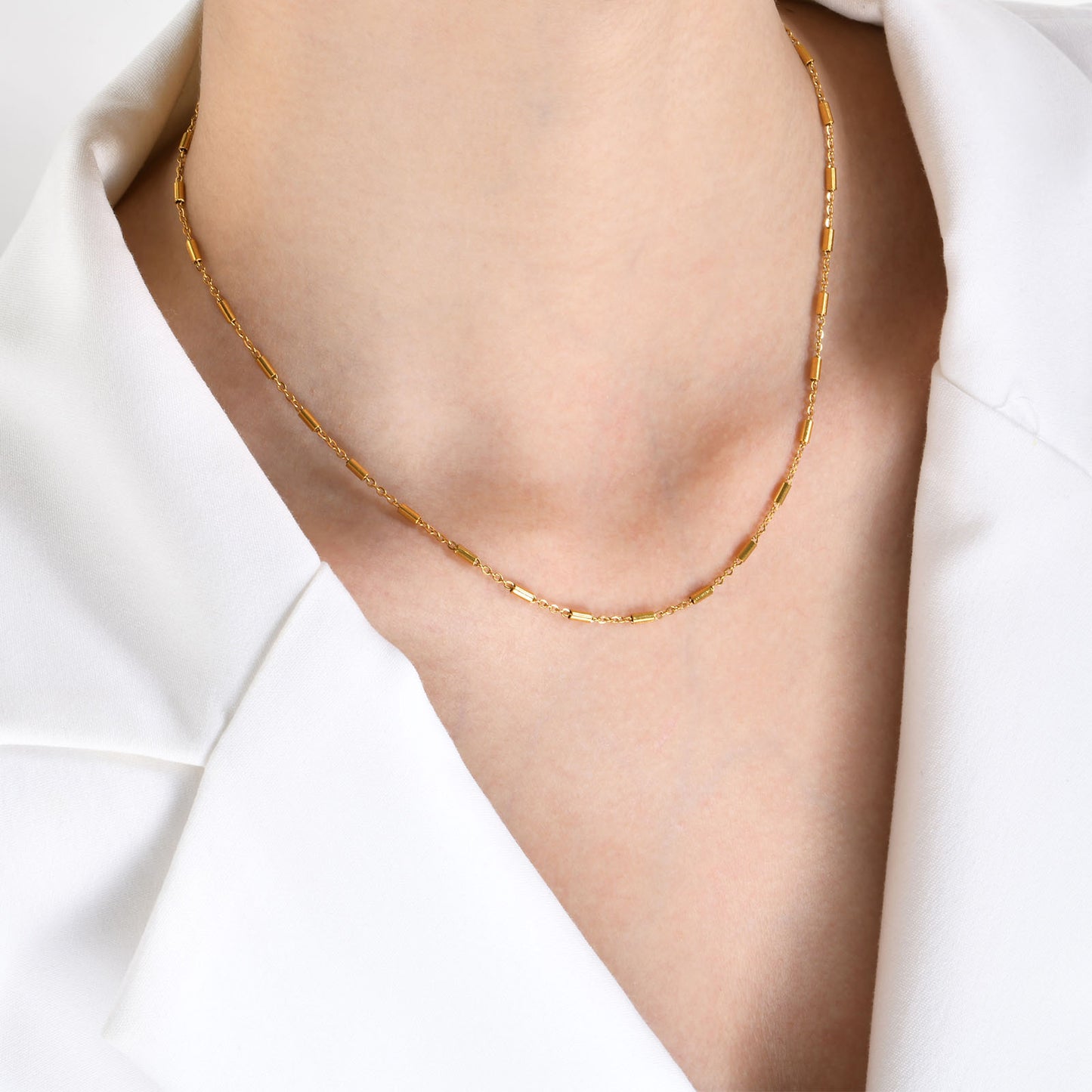 Slim Chain 18K Gold Plated Necklace