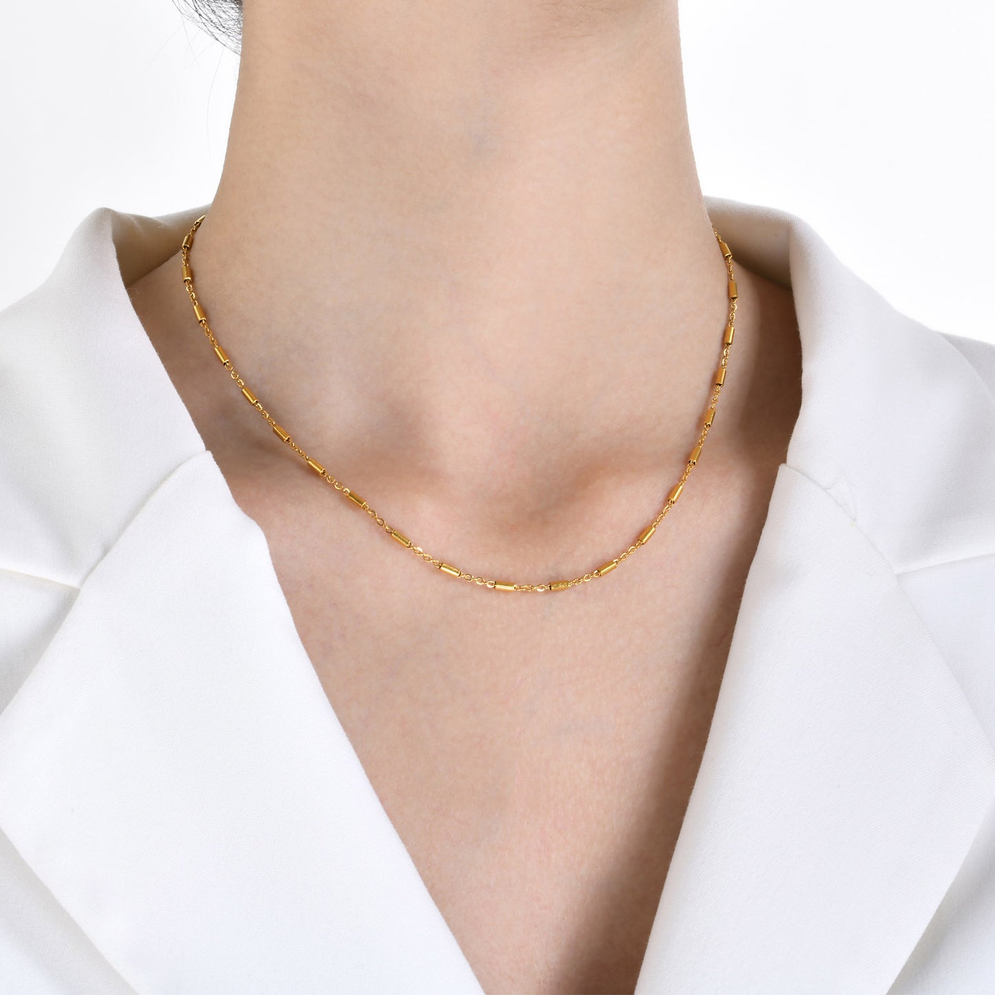 Slim Chain 18K Gold Plated Necklace